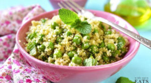 Check out this spring recipe from Bodies On Point perfect for spring- pea and mint quinoa salad